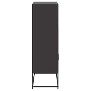 Skříň highboard černá 68,5 x 38,5 x 123,5 cm ocel - obrázek 7