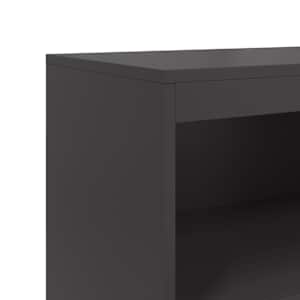 Skříň highboard černá 68,5 x 38,5 x 123,5 cm ocel - obrázek 10