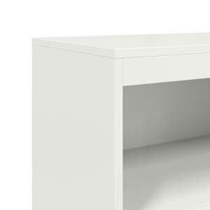 Skříň highboard bílá 68,5 x 38,5 x 123,5 cm ocel - obrázek 10