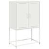vidaXL k&otilde;rge kapp, valge, 68,5 x 38,5 x 107 cm, teras
