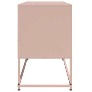 TV skříňka růžová 100,5 x 39 x 60,5 cm ocel - obrázek 7