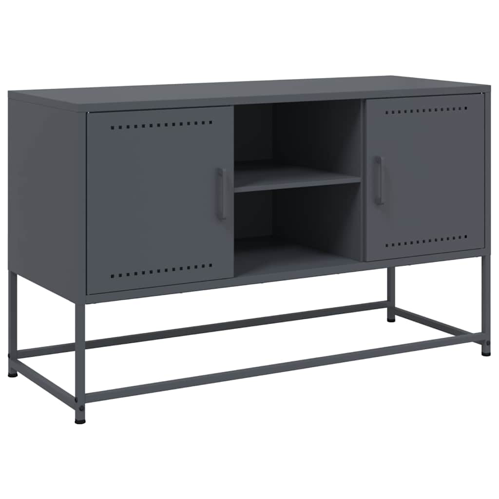 vidaXL TV skĹ™Ă­Ĺ�ka antracitovĂˇ 100,5 x 39 x 60,5 cm ocel