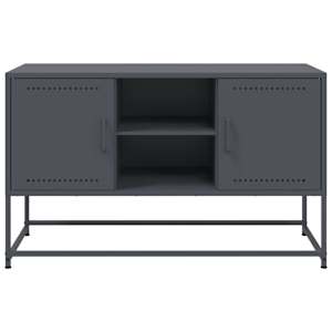 TV skříňka antracitová 100,5 x 39 x 60,5 cm ocel - obrázek 6