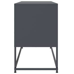 TV skříňka antracitová 100,5 x 39 x 60,5 cm ocel - obrázek 7