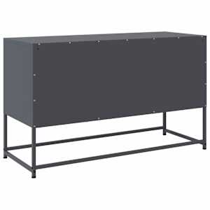 TV skříňka antracitová 100,5 x 39 x 60,5 cm ocel - obrázek 8