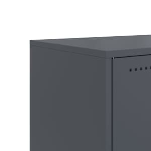 TV skříňka antracitová 100,5 x 39 x 60,5 cm ocel - obrázek 10
