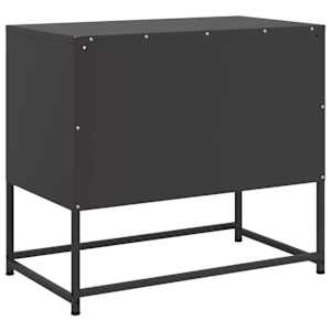 TV skříňka černá 68 x 39 x 60,5 cm ocel - obrázek 8