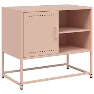 TV skříňka růžová 68 x 39 x 60,5 cm ocel - obrázek 2