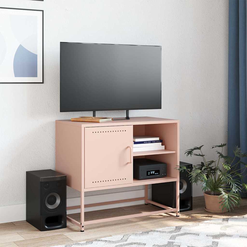 Thumbnail - vidaXL TV-Schrank Rosa 68x39x60,5 cm Stahl