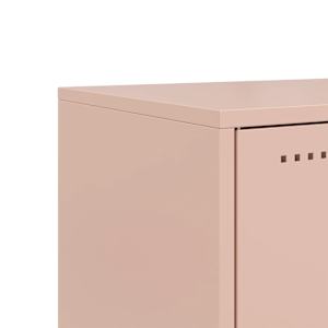 TV skříňka růžová 68 x 39 x 60,5 cm ocel - obrázek 11
