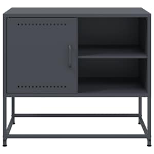 TV skříňka antracitová 68 x 39 x 60,5 cm ocel - obrázek 6