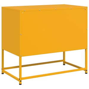 TV skříňka hořčicově žlutá 68 x 39 x 60,5 cm ocel - obrázek 8