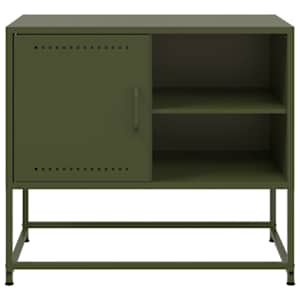 TV skříňka olivově zelená 68 x 39 x 60,5 cm ocel - obrázek 6