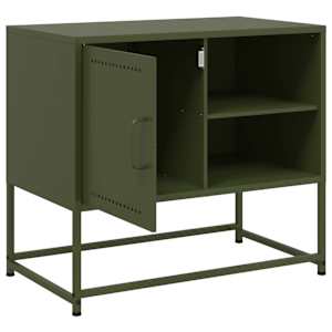 TV skříňka olivově zelená 68 x 39 x 60,5 cm ocel - obrázek 10