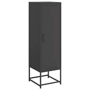 Skříň highboard černá 36 x 39 x 123 cm ocel - obrázek 2