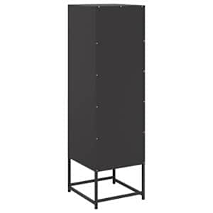 Skříň highboard černá 36 x 39 x 123 cm ocel - obrázek 8