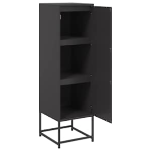Skříň highboard černá 36 x 39 x 123 cm ocel - obrázek 9