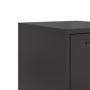 Skříň highboard černá 36 x 39 x 123 cm ocel - obrázek 11