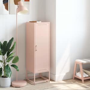 Skříň highboard růžová 36 x 39 x 123 cm ocel - obrázek 3