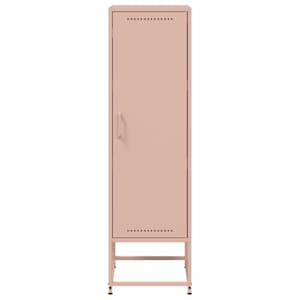 Skříň highboard růžová 36 x 39 x 123 cm ocel - obrázek 6