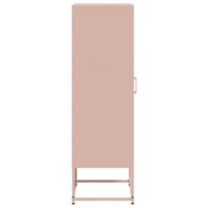 Skříň highboard růžová 36 x 39 x 123 cm ocel - obrázek 7