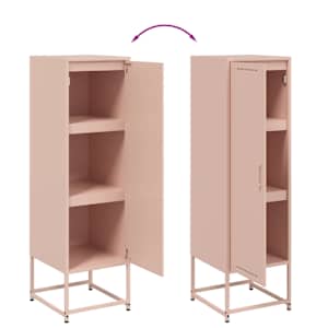 Skříň highboard růžová 36 x 39 x 123 cm ocel - obrázek 10