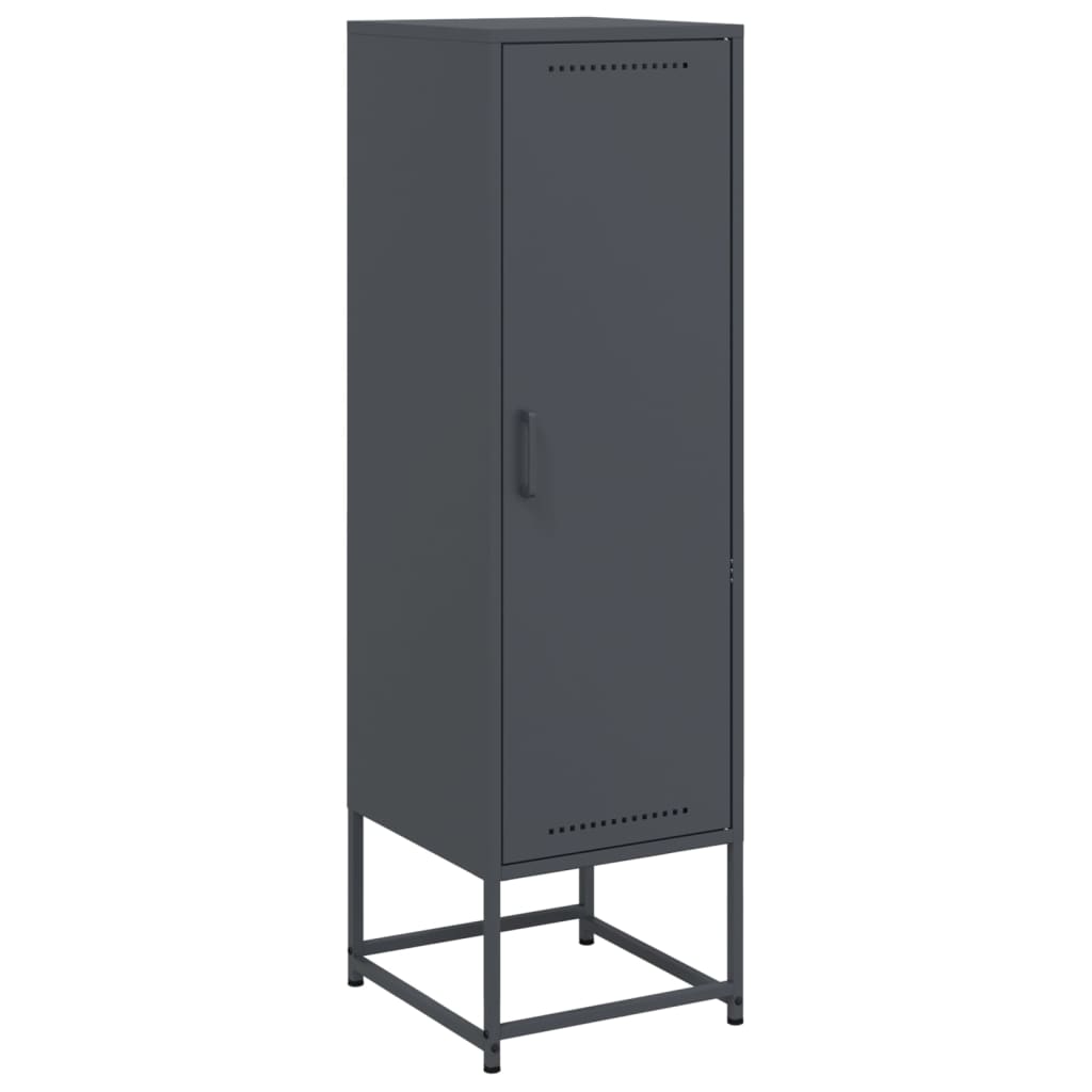 E-shop vidaXL Vysoká skrinka antracitová 36x39x123 cm oceľová
