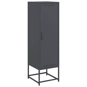 Skříň highboard antracitová 36 x 39 x 123 cm ocel - obrázek 2
