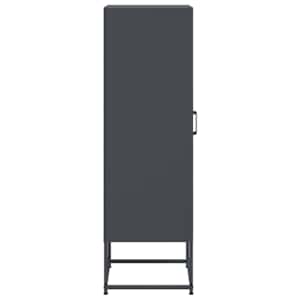 Skříň highboard antracitová 36 x 39 x 123 cm ocel - obrázek 7