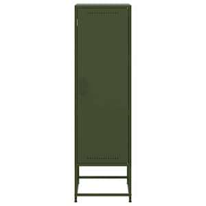 Skříň highboard olivově zelená 36 x 39 x 123 cm ocel - obrázek 6