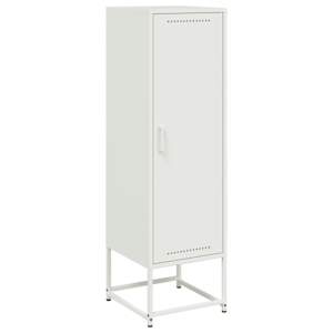 Skříň highboard bílá 36 x 39 x 123 cm ocel - obrázek 2