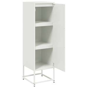 Skříň highboard bílá 36 x 39 x 123 cm ocel - obrázek 9