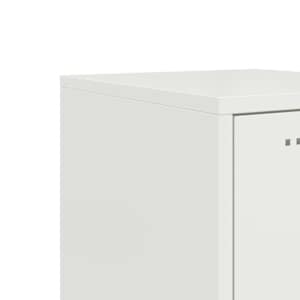 Skříň highboard bílá 36 x 39 x 123 cm ocel - obrázek 11