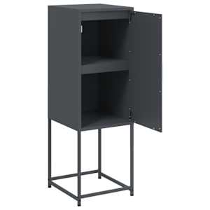 Skříň highboard antracitová 36 x 39 x 107 cm ocel - obrázek 9