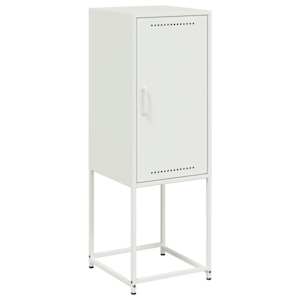 Skříň highboard bílá 36 x 39 x 107 cm ocel - obrázek 2