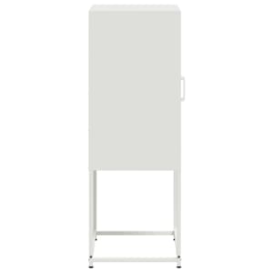 Skříň highboard bílá 36 x 39 x 107 cm ocel - obrázek 7