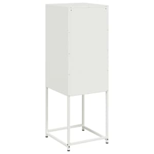Skříň highboard bílá 36 x 39 x 107 cm ocel - obrázek 8