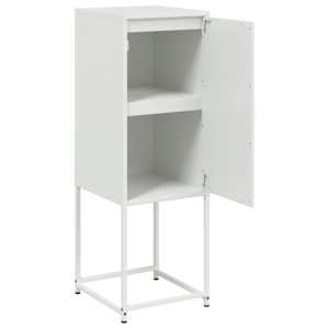 Skříň highboard bílá 36 x 39 x 107 cm ocel - obrázek 9