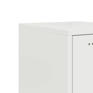 Skříň highboard bílá 36 x 39 x 107 cm ocel - obrázek 11