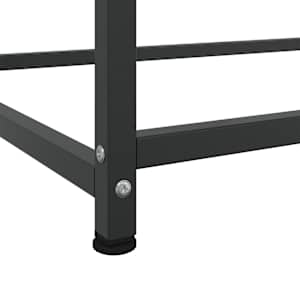 Skříň highboard černá 100,5 x 39 x 107 cm ocel - obrázek 11
