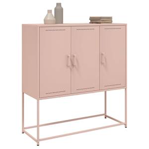 Skříň highboard růžová 100,5 x 39 x 107 cm ocel - obrázek 5