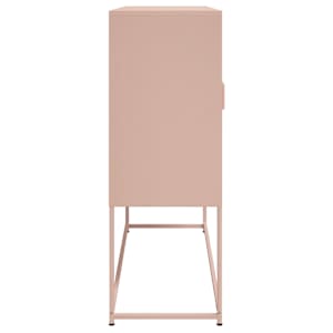 Skříň highboard růžová 100,5 x 39 x 107 cm ocel - obrázek 7