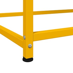 Skříň highboard hořčicově žlutá 100,5 x 39 x 107 cm ocel - obrázek 11