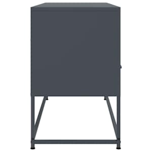 TV skříňka antracitová 100,5 x 39 x 60,5 cm ocel - obrázek 7