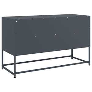 TV skříňka antracitová 100,5 x 39 x 60,5 cm ocel - obrázek 8