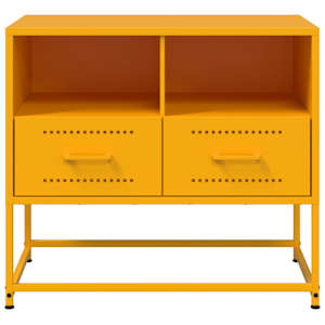 TV skříňka hořčicově žlutá 68 x 39 x 60,5 cm ocel - obrázek 6