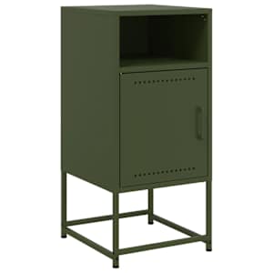 vidaXL &ouml;&ouml;kapp, oliiviroheline, 36x39x78 cm, teras