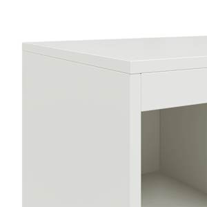 Příborník bílý 100,5 x 39 x 107 cm ocel - obrázek 12