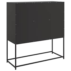 Příborník černý 100,5 x 39 x 107 cm ocel - obrázek 8