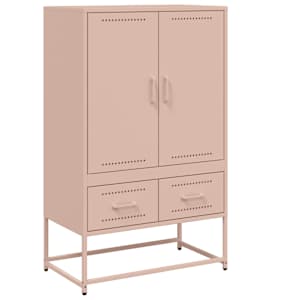 vidaXL k&otilde;rge kapp, roosa, 68x39x111,5 cm, teras